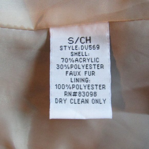 Ci Sono by Cavalini Fur Vest S/CH - Picture 5 of 8